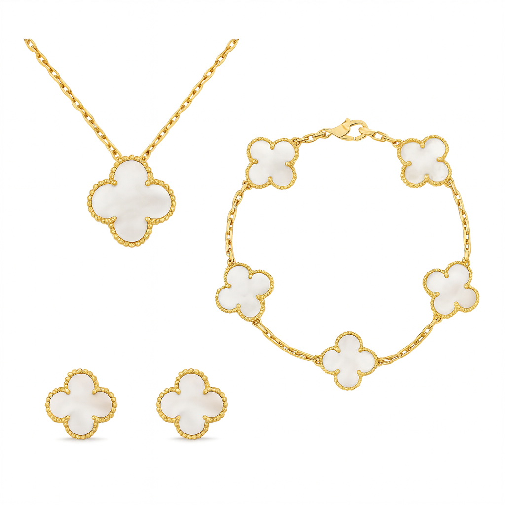 Parure Trèfle Fleur Chance