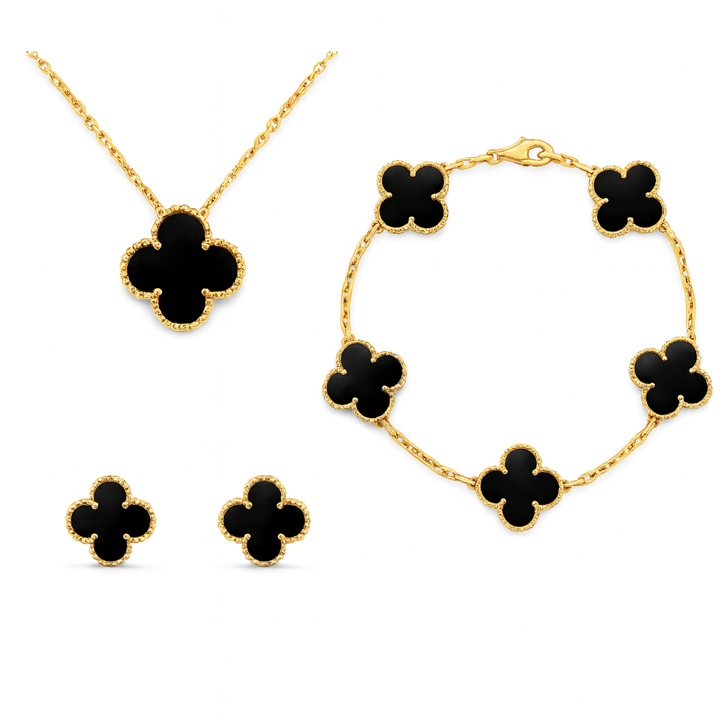 Parure Trèfle Fleur Chance